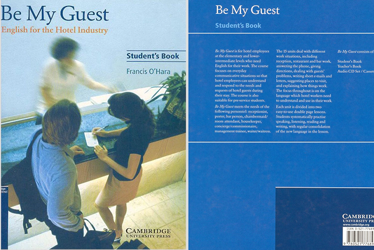 English for the Hotel Industry - Be my Guest + MP3  (Audio files) 