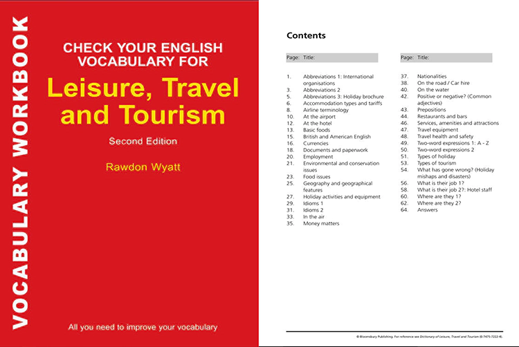Check Your English Vocabulary for leisure, travel and tourism